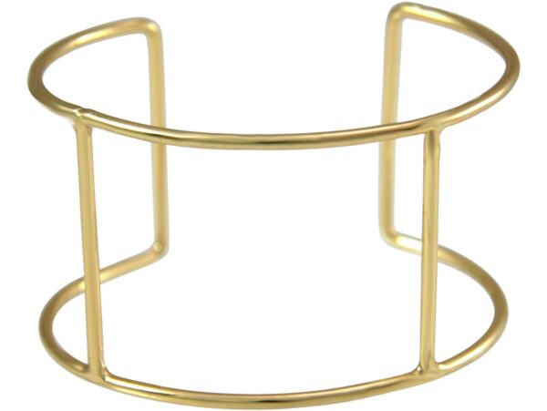 Gemshine - Damen - Armband - Armreif - Gold - Design - Scandi - Minimalistisch - Geometrisch - Design - 5,7 cm