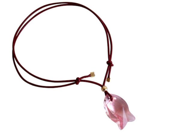 Gemshine - Damen - Armband - Fisch - *Light Rose* - Rosa - Vergoldet - MADE WITH SWAROVSKI ELEMENTS® - Größenverstellbar