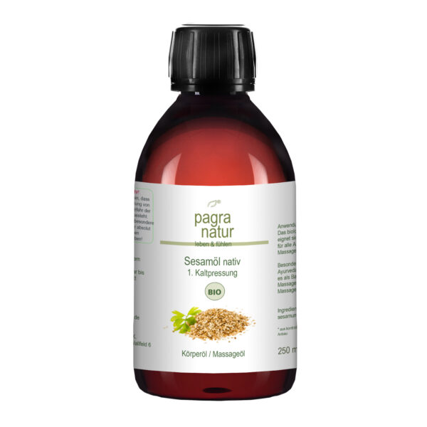 pagra natur Sesamöl nativ bio, 1. Kaltpressung 250 ml