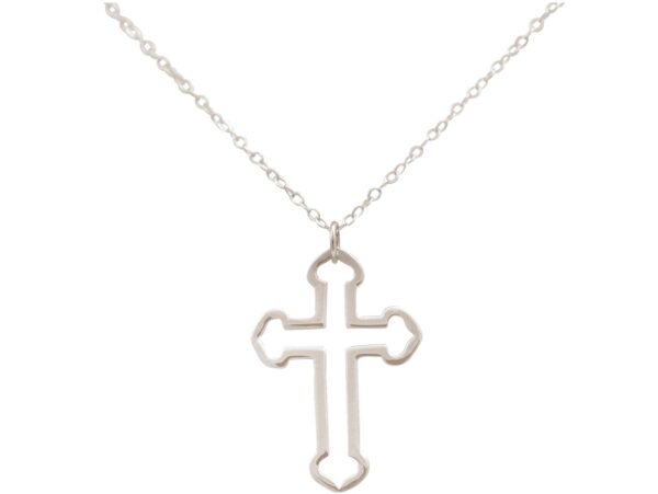 Gemshine  - Unisex - Anhänger - 925 Sterling Silber - Kreuz - 45 cm